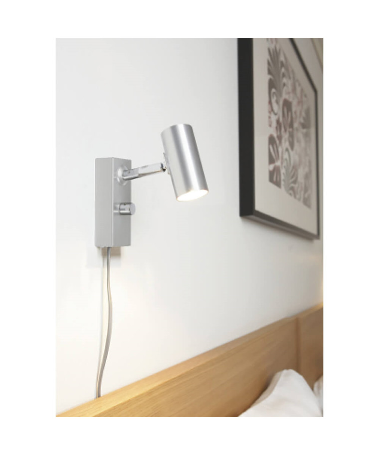 Cato Vegglampe OxidgråSvart LED Enkel Belid Cato LED bordlampe oxidgrå